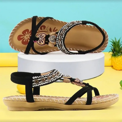 MOANA - SANDALES À PLATEFORME SOUPLE AVEC BANDE ÉLASTIQUE