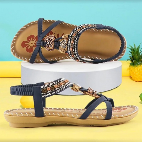 MOANA - SANDALES À PLATEFORME SOUPLE AVEC BANDE ÉLASTIQUE