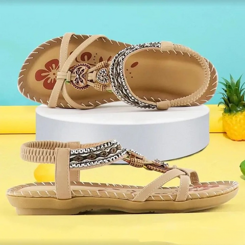 MOANA - SANDALES À PLATEFORME SOUPLE AVEC BANDE ÉLASTIQUE