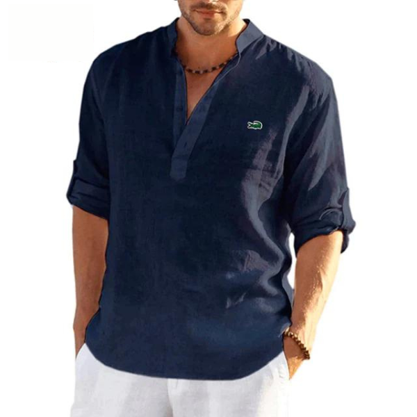 CROCO® | Chemise homme en lin confortable pour homme